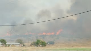 Βοιωτιά: Η φωτιά έφτασε στο ιστορικό μοναστήρι του Οσίου Λουκά