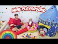 Ziyan Bikin Mini Playground di Rumah Bareng Adik