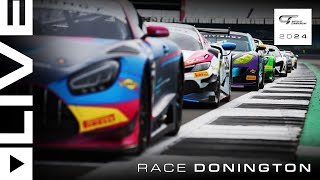 LIVE | Race | Donington Park | 2024 British GT