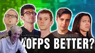 XQC REACTS to Does High FPS make you a better gamer? Ft. Shroud - FINAL ANSWER