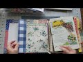 craft with me playing in our farm ring binder journals