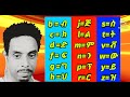 PART ONE: VOWELS AND CONSONANTS: ፊደላትን ኣናብቦኦምን