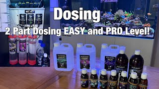 Dossing a Reef Tank 2 Part, Easy and Pro level!