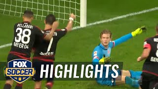 Chicharito's first Bundesliga goal | Bayer Leverkusen vs. Mainz - 2015–16 Bundesliga Highlights