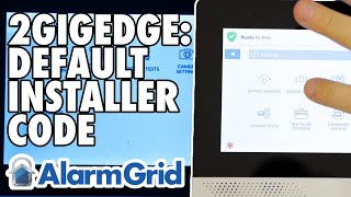 2GIG EDGE: Default Installer Code