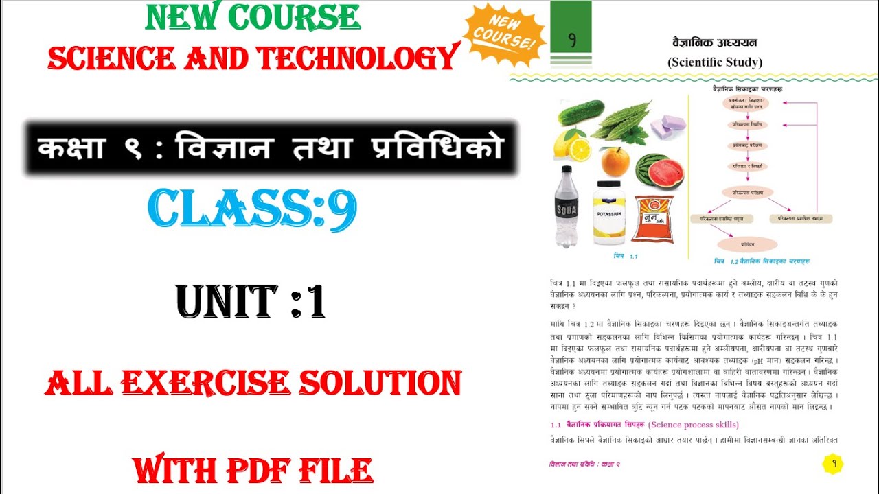 Class 9 Science Chapter 1 Exercise Class 9 Science Chapter 1 Question