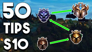 50 TIPS That Will INSTANTLY Increase Your Win Rate In ONLY 15 Minutes | Season 10 League of Legends