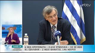 Τσιόδρας: «Στους θανάτους καταγράφουμε όσους πεθαίνουν από ή με Covid-19» | 04/05/2020 | ΕΡΤ