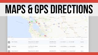 FileMaker Maps and GPS Directions in FMSP Contacts | FileMaker Training | FileMaker Videos