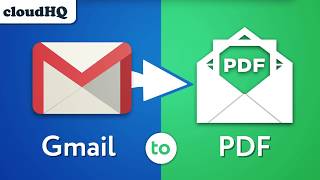 Save Emails to PDF and download them to your PC