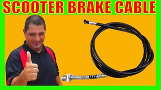 How to Replace The Brake Cable on a Chinese Scooter