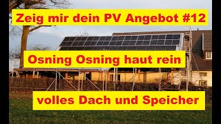 Zeig mir dein PV Angebot #12 - Hier entsteht Grosses: die Anlage von Osning Osning