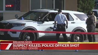 Officer shot, suspect killed in Denver shootout