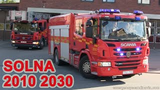 Storstockholms Brandförsvar/Greater Stockholm Fire Brigade 31-2010, 31-2030  Solna [SE | 9.2015]