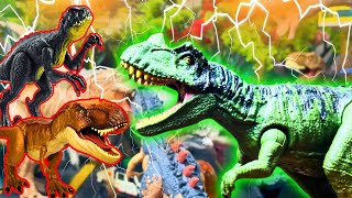 BEST - Dinosaur Collection EVER - T Rex, Scorpios Rex, Ampelosaurus, Rajasaurus - Jurassic World