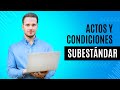 ACTOS Y CONDICIONES SUB ESTANDAR