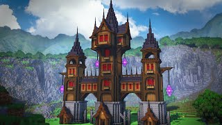 Minecraft: How To Build A Dark Tower Base | Tutorial