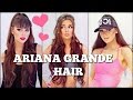 3 Ariana Grande Half-Up Hairstyles with Extensions Tutorial💖