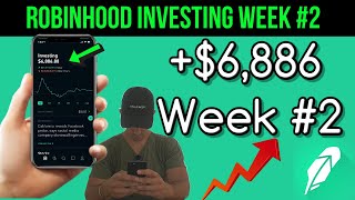 Dividend Stocks Investing with Robinhood Portfolio Revealed! Week #2