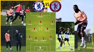 YES ✅ INSIDE TODAY 🔴CHELSEA TRAINING💥 MARESCA Choosed HIS 11⚽ 4-2-3-1: line up against Aston Villa‼️