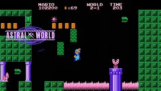 Super Mario Bros. - Astral World (Longplay) [SMB hack]