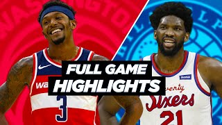 WIZARDS vs SIXERS NBA HIGHLIGHTS | 2021 NBA Season