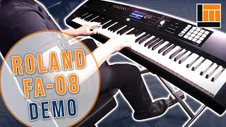 Roland FA-08 88-Key Music Workstation Keyboard [Product Demonstration]