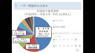 令和４年度バザーに係る食品衛生講習会【保健所食の安全推進課】