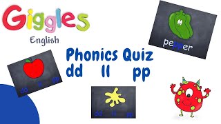 phonics quiz ll dd pp