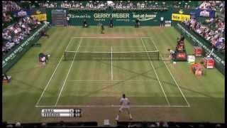 Tommy Haas vs Roger Federer Halle Open 2012 (HD) (Highlights)