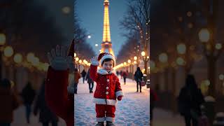 Little Santa From Paris With Love ❤️