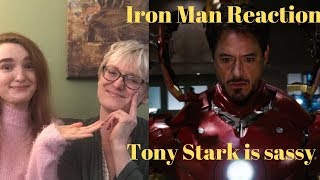 Tony Stark is SASSY! Iron Man REACTION!! MCU First Movie