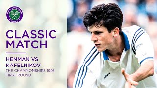 Tim Henman vs Yevgeny Kafelnikov | Wimbledon 1996 first round | Full Match