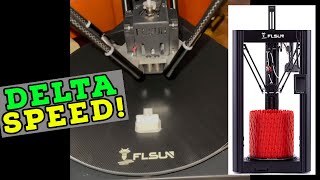 Fastest Delta 3D Printer I've Seen Yet! (FLSUN SR Speed Racer)