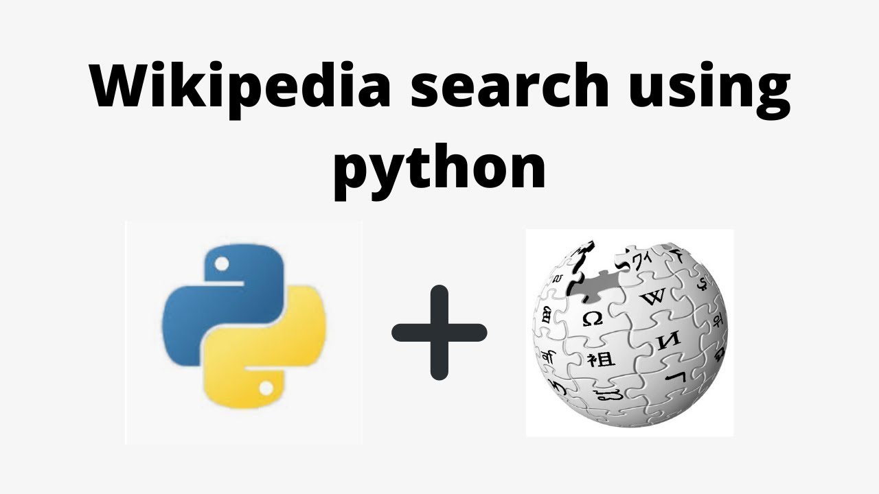 Wikipedia Search Using Python - YouTube