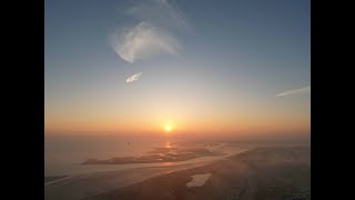 Misty sunrise around Cleethorpes-Filmed with DJI Mini3 Pro Drone