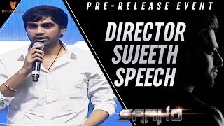 Director Sujeeth Speech | Saaho Pre Release Event | Prabhas | Shraddha Kapoor | UV Creations