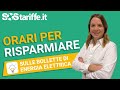 Quali sono gli orari per risparmiare sull'energia elettrica?