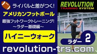 アメフト上達のための最強フットワークトレーニング！ ～ラダー基礎編～ラダー2