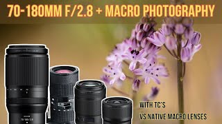 Can the Nikon 70-180mm replace your Macro lens? 105mm f/2.8 MC + 50mm f/2.8 MC + AF 70-180mm MICRO!