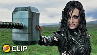 Thor vs Hela - First Fight Scene | Thor Ragnarok (2017) IMAX Movie Clip HD 4K