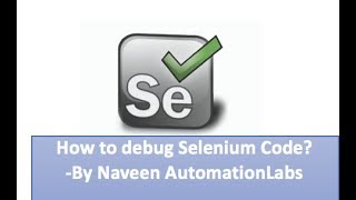How to debug Selenium Framework Code using Eclipse Debugger