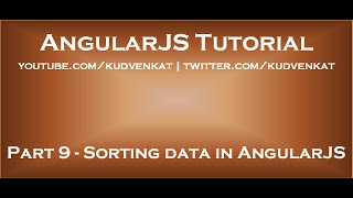 Sorting data in AngularJS