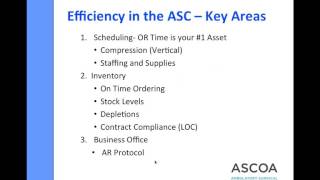 Is Your ASC as Efficient and Profitable as It Should Be?