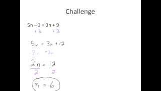 Solving Multiple-Step Algebra Equations (Simplifying Math)