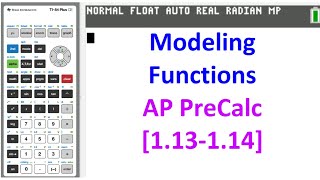 1.13A - Modeling Functions [AP Precalculus]