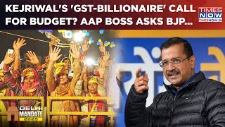 Kejriwal's 'GST' Demand For Budget? Watch Why AAP Ripped BJP Over 'Billionaires' Before Delhi Polls