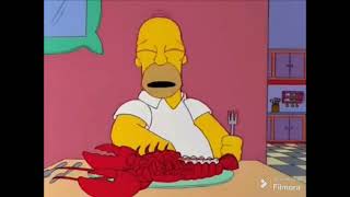 Pinchy The Lobster Death Reversed from The Simpsons