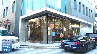 【4K】 CUBE Entertainment Bldg. \u0026 nearby Walking Tour [Ent. Special]┃큐브 엔터테인먼트 사옥까지와 그 근방 걷기 [기획사 특집]