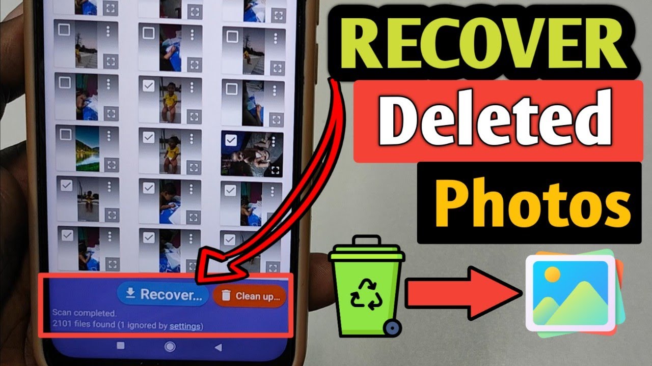 How To Recover Deleted Photos In 2 Minutes!👍🚮 - YouTube